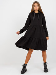 Женская черная блузка больших размеров цена и информация | Платья | 220.lv