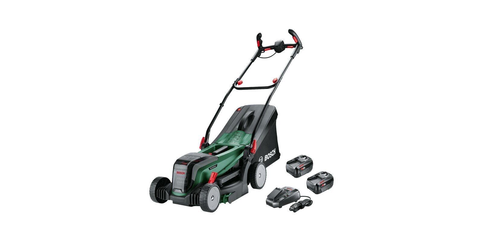 Akumulatora zāles pļāvējs Bosch Universal Rotak 2x18V-37-550, 06008B9E00 цена и информация | Zāles pļāvēji | 220.lv