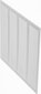 Ventilācijas grils ar insektu sietu Repa, 40x40 cm, balts cena un informācija | Ventilatori vannas istabai | 220.lv