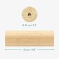 Masāžas rullītis Navaris Bambuss, bambuss, 30,5 x 10,5 x 9,3 cm цена и информация | Masāžas piederumi | 220.lv