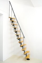 Moduļu kāpnes Vienna Minka sudraba, 294 cm cena un informācija | Kāpnes | 220.lv