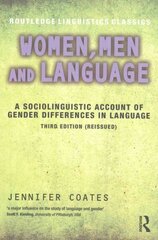 Women, Men and Language: A Sociolinguistic Account of Gender Differences in Language 3rd edition cena un informācija | Svešvalodu mācību materiāli | 220.lv