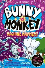Bunny vs Monkey: Machine Mayhem cena un informācija | Grāmatas pusaudžiem un jauniešiem | 220.lv