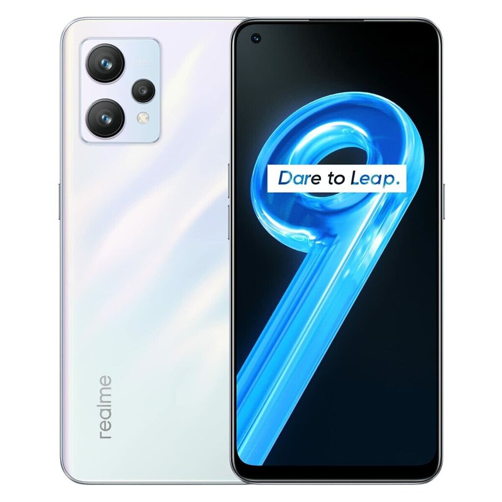 Телефон Смартфоны Realme 9 8GB 128GB Белый 6.43" цена | 220.lv