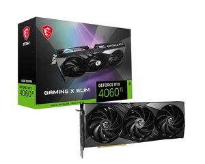 MSI GeForce RTX 4060 Ti Gaming X Slim cena un informācija | Videokartes (GPU) | 220.lv