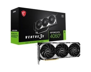 MSI GeForce RTX 4060 Ti Ventus 3X cena un informācija | Videokartes (GPU) | 220.lv