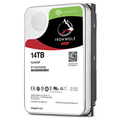 Seagate IronWolf NAS ST14000NE0008 cena un informācija | Iekšējie cietie diski (HDD, SSD, Hybrid) | 220.lv