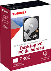 Toshiba Cietais Disks Toshiba P300 3,5" 6 TB цена и информация | Внутренние жёсткие диски (HDD, SSD, Hybrid) | 220.lv