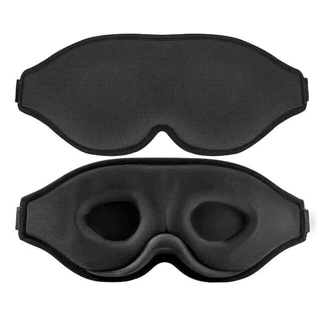 Uzlabota 3D acu maska 100% gaismas bloķēšan cena un informācija | Naktskrekli, pidžamas | 220.lv
