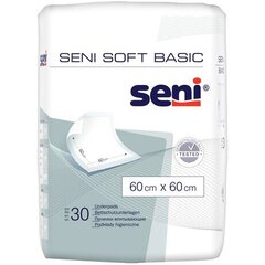 Одноразовые пеленки Seni Soft Basic, 30 шт. цена и информация | Подгузники, прокладки, одноразовые пеленки для взрослых | 220.lv