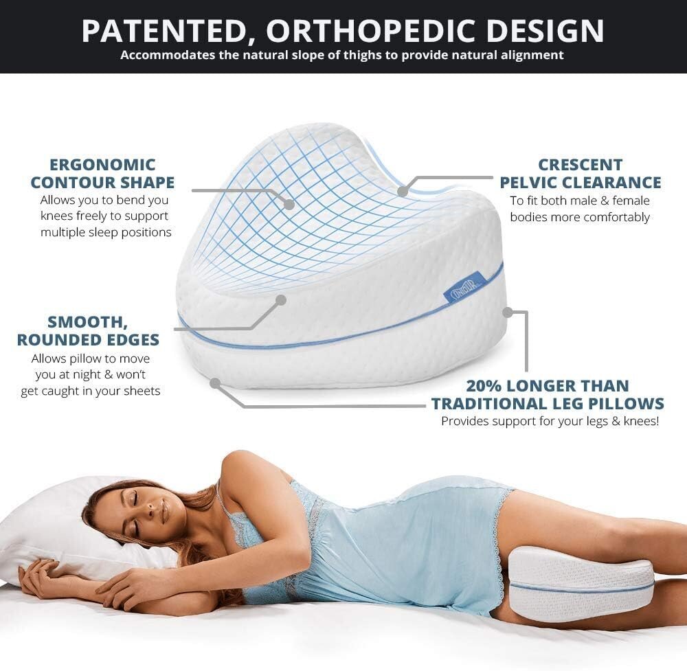 Contour Leg Pillow Ergonomisks ceļgalu un kāju spilvens cena un informācija | Spilveni | 220.lv