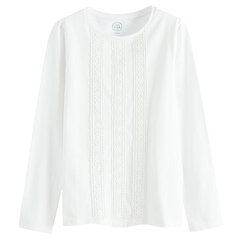 Блузка Cool Club для девочки CCG2720117, белый цвет цена и информация | Рубашки для девочек | 220.lv