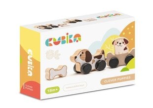 Деревянный щенок Cubika цена и информация | Развивающие игрушки | 220.lv