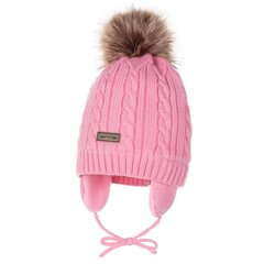 Детская шапка Lenne Cane 23384 A*182, тёмно-розовая цена и информация | Шапки, перчатки, шарфы для девочек | 220.lv