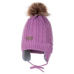 Детская шапка Lenne Cane 23384 A*362, лиловая цена и информация | Шапки, перчатки, шарфы для девочек | 220.lv