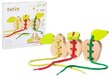 Koka virves rotaļlieta ar augļiem, Cubika cena un informācija | Attīstošās rotaļlietas | 220.lv