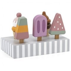 Игрушечное деревянное мороженое Viga PolarB, 5 шт. цена и информация | Игрушки для девочек | 220.lv