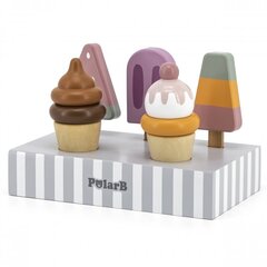 Игрушечное деревянное мороженое Viga PolarB, 5 шт. цена и информация | Игрушки для девочек | 220.lv