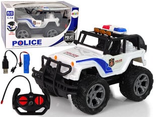 R/C tālvadības automašīna, policijas džips ar atveramām durvīm cena un informācija | Rotaļlietas zēniem | 220.lv