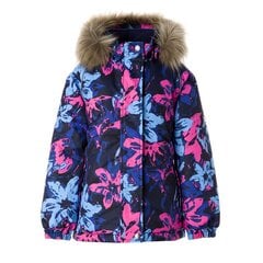 Куртка для девочек Huppa Alondra 300 г 18420030*34186, тёмно-синяя /розовая цена и информация | Куртки, пальто для девочек | 220.lv
