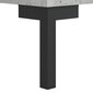 Naktsskapītis, betona pelēks, 40x40x66 cm, inženierijas koks cena un informācija | Naktsskapīši | 220.lv
