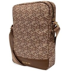 Guess Bag GUTB10HGCFSEW 10" brown|brown GCube Stripe Tablet Bag GUE002892-0 цена и информация | Куинн | 220.lv