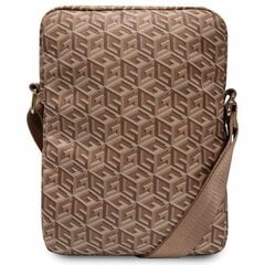 Guess Bag GUTB10HGCFSEW 10" brown|brown GCube Stripe Tablet Bag GUE002892-0 цена и информация | Женские сумки | 220.lv