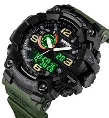 Мужские часы Skmei 1520AG army green цена и информация | Мужские часы | 220.lv