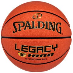 Баскетбольный мяч Spalding TF-1000 Legacy FIBA R.7 цена и информация | Баскетбольные мячи | 220.lv