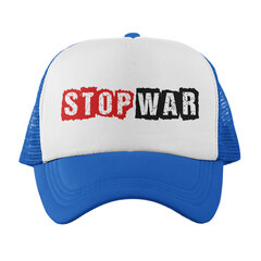 Кепка STOP WAR, синяя цена и информация | Оригинальные шапки | 220.lv