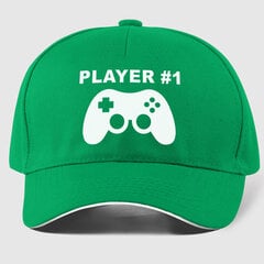 Кепка Игрок №1, зеленый цвет цена и информация | Оригинальные шапки | 220.lv