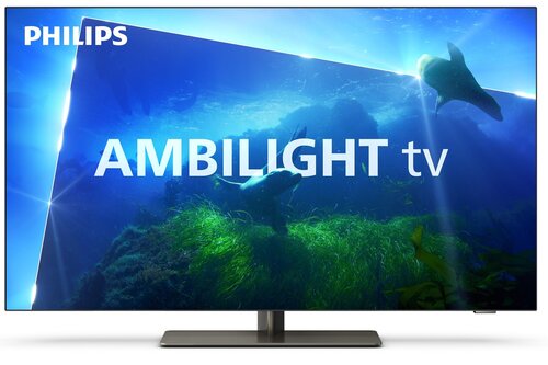 TV Set PHILIPS 48'' OLED/Smart 3840x2160 Wireless LAN Bluetooth Google TV Metallic цена и информация | Телевизоры | 220.lv