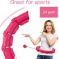 Masāžas vingrošanas riņķis Smart Hula Hoop HHP007, rozā цена и информация | Vingrošanas riņķi un nūjas | 220.lv