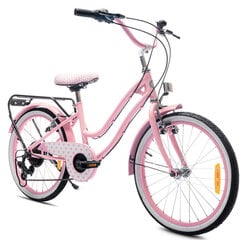 Bērnu velosipēds Sun Baby J03.016.4.7- HEART 20", rozā цена и информация | Велосипеды | 220.lv