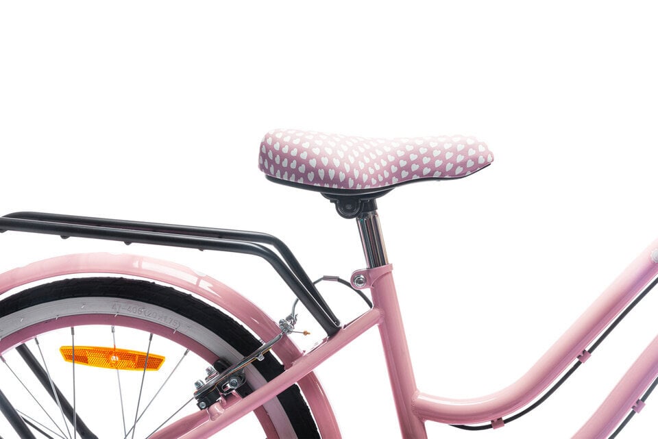 Bērnu velosipēds Sun Baby J03.016.4.7- HEART 20", rozā cena un informācija | Velosipēdi | 220.lv