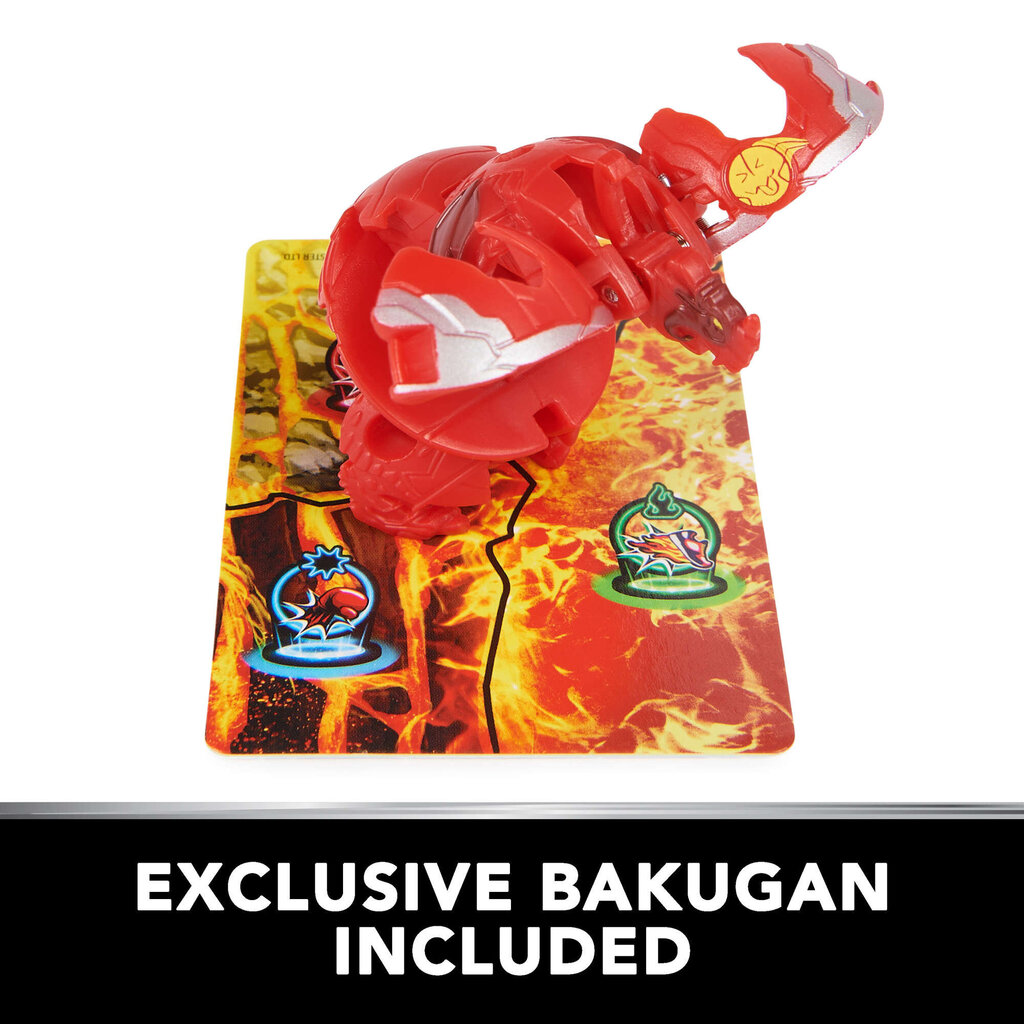 Komplekts Bakugan Training + Titanium Dragonoid Dragon Clan Figure Sarkans cena un informācija | Rotaļlietas zēniem | 220.lv