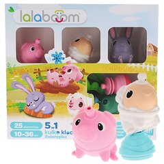 Sensorie dzīvnieki Lalaboom Montessori 5in1 Farm, 25 gab. цена и информация | Развивающие игрушки | 220.lv