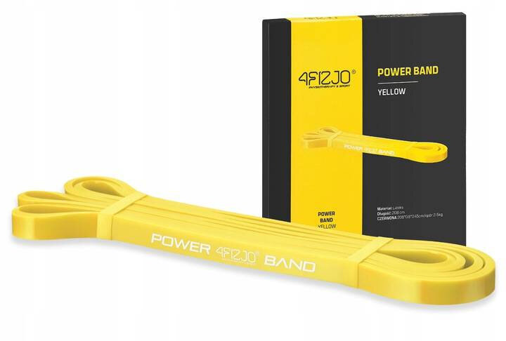 Pretestības elastīgā lenta 1-5 kg Power Band 4Fizjo cena un informācija | Fitnesa gumijas, gredzeni | 220.lv