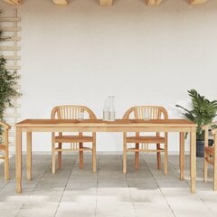 Dārza galds, 200x90x75 cm, masīvs tīkkoks цена и информация | Столы для сада | 220.lv