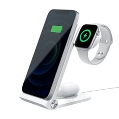 Nillkin PowerTrio 3in1 Wireless Charger for Apple Watch White (MFI) цена и информация | Зарядные устройства для телефонов | 220.lv