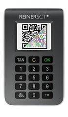 Reiner SCT tan Jack фото QR Black TFT Генератор интернет-банкинга, Кардридер цена и информация | Smart устройства и аксессуары | 220.lv