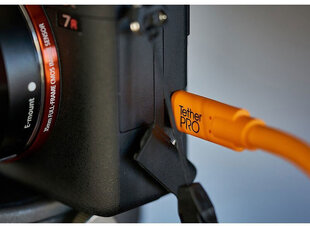 Tether Tools Pro кабель USB-C - USB-C 4,6 м, оранжевый цена и информация | Кабели для телефонов | 220.lv