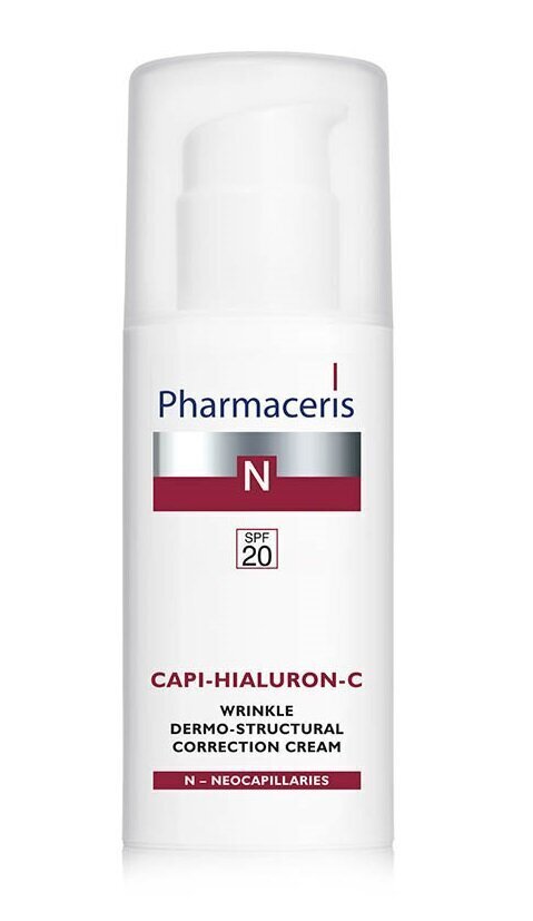 Sejas krēms Pharmaceris N Capi Hialuron C, SPF20, 50 ml cena un informācija | Sejas krēmi | 220.lv