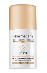 Интенсивно покрывающая база для макияжа Pharmaceris F Intensive Coverage, SPF20, 30 мл цена и информация | Пудры, базы под макияж | 220.lv