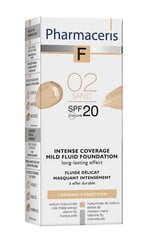 Интенсивно покрывающая база для макияжа Pharmaceris F Intensive Coverage, SPF20, 30 мл kaina ir informacija | Пудры, базы под макияж | 220.lv