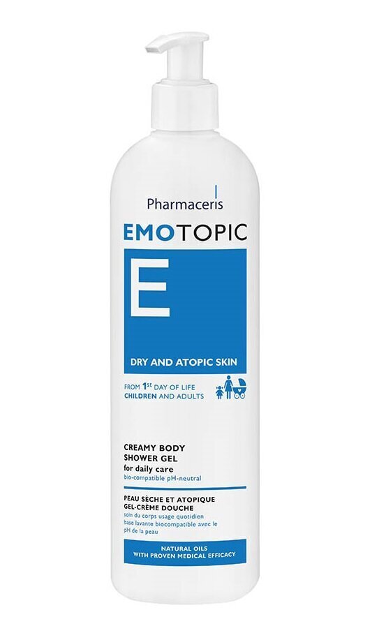 Krēmveida dušas želeja Pharmaceris Emotopic, 400 ml цена и информация | Dušas želejas, eļļas | 220.lv