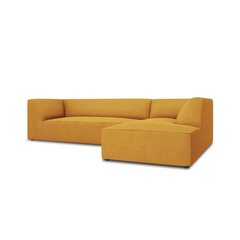 Stūra dīvāns Micadoni Home Ruby, dzeltens cena un informācija | Stūra dīvāni | 220.lv