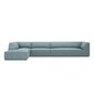 Stūra dīvāns Micadoni Home Ruby, zils cena un informācija | Stūra dīvāni | 220.lv