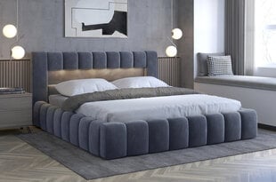 Кровать  Lamica, 180x200 см, серый цвет цена и информация | Кровати | 220.lv