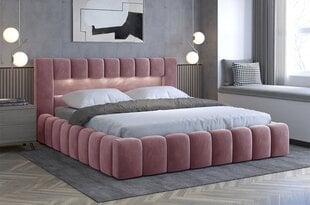 Кровать  Lamica, 140 x 200 см, розовый цвет цена и информация | Кровати | 220.lv